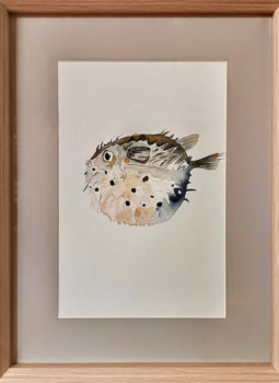 Named contemporary work « Fugu », Made by LILIPTELUNE