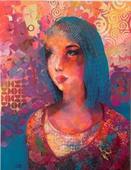 Named contemporary work « Poésie », Made by LYSIANE BECK