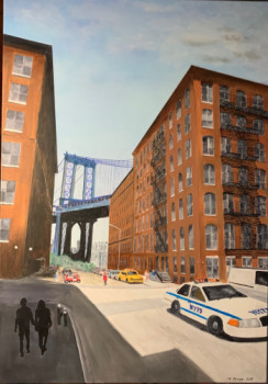 Named contemporary work « Brooklyn Bridge 2 », Made by MICHEL CROZE