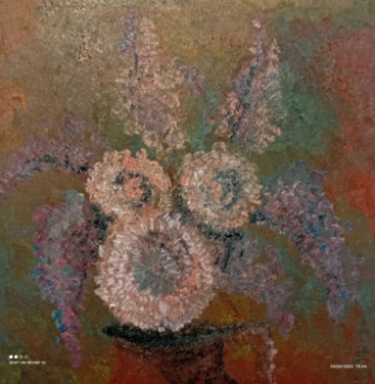 Named contemporary work « Poterie fleurie », Made by XIORCALED (ED)