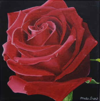 Named contemporary work « L’âme d’une rose », Made by MELA SNOW