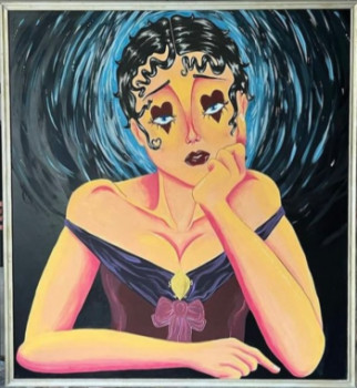 Named contemporary work « La Dame », Made by VAYANA