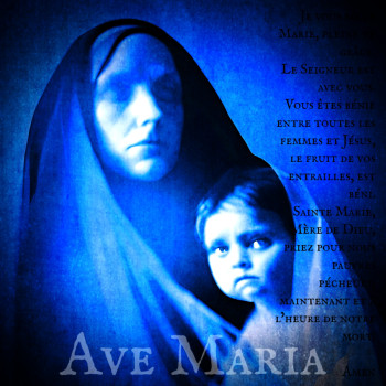 Named contemporary work « Ave Maria », Made by PRAN-K