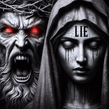 Named contemporary work « LIE », Made by PRAN-K