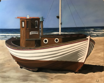Named contemporary work « La Pinasse », Made by FLORENCE ROUCHOU