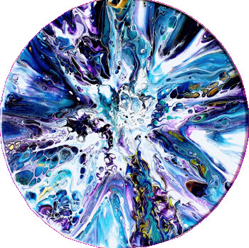 Named contemporary work « ARCADIE », Made by KYRIEL ART
