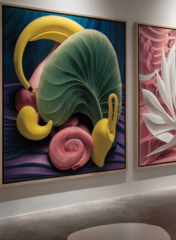 Named contemporary work « ORGANIC 1 », Made by TEDRUB