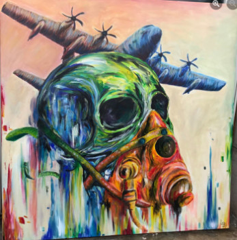 Named contemporary work « SKYSPIRIT », Made by BARILLON
