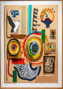 Named contemporary work « recollage 1 », Made by TEDRUB