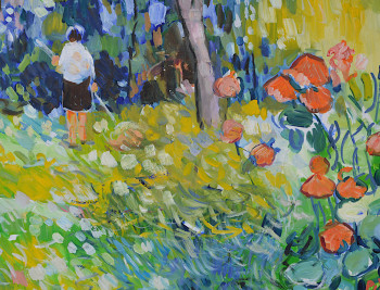 Named contemporary work « Le jardin », Made by PATRICK MARIE