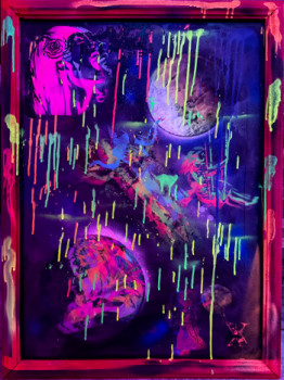 Named contemporary work « La Scène », Made by LE X MONEY