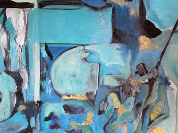 Named contemporary work « les trois temps », Made by VIRGINIA TANSU