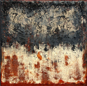 Named contemporary work « BLACK RUST », Made by ANNICK BEAULIEU