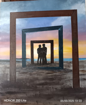 Named contemporary work « Albert/Carmen », Made by ANTONIO CERON