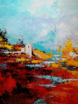 Named contemporary work « Havre de paix », Made by JEAN MAURICE SILVAIN