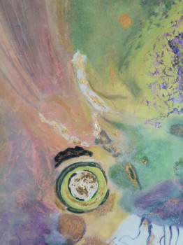 Named contemporary work « AYURVEDA », Made by IZA