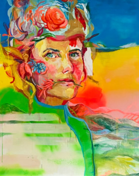 Named contemporary work « En partance », Made by AURELIE YVIN