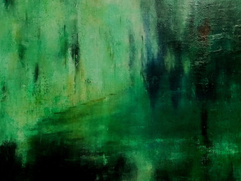 Named contemporary work « Rêve en vert », Made by BONVARLET