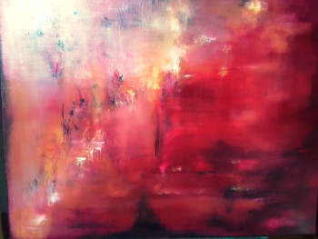 Named contemporary work « La vie en rouge », Made by BONVARLET