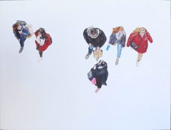 Named contemporary work « Desde la terraza de cristal », Made by JESúS MANUEL MORENO