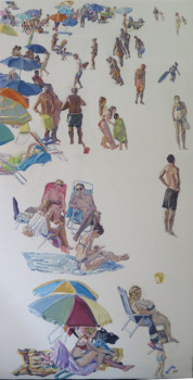 Named contemporary work « Mirando nadar a Pablo », Made by JESúS MANUEL MORENO