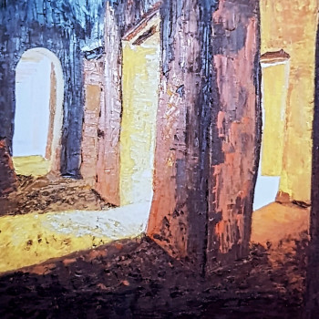 Named contemporary work « Dédales », Made by N. MURIEL