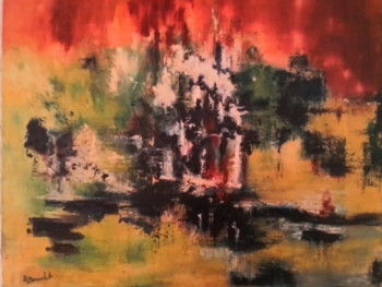 Named contemporary work « Mystérieux chemin », Made by BONVARLET