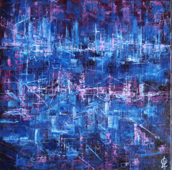 Named contemporary work « le port, minuit », Made by PATRICK LESNE