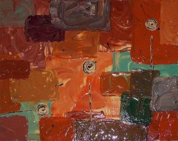 Named contemporary work « Patchwork 1 », Made by TIF-ART