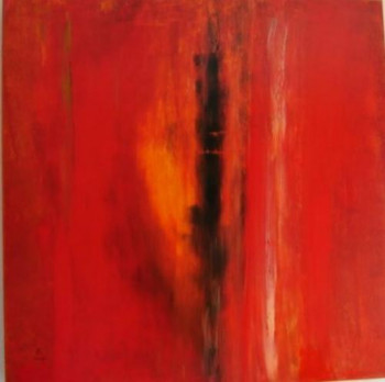 Named contemporary work « OK it's Red », Made by DIANE RAUSCHER-KENNEDY