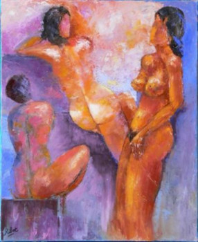 Named contemporary work « Odalisques », Made by RAOUL RIBOT