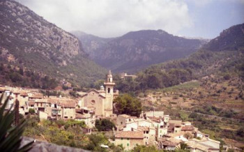 Named contemporary work « Mallorca - Valldemosa - depuis Chartreuse », Made by SARCIE
