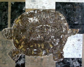 Named contemporary work « Tortue », Made by SAM