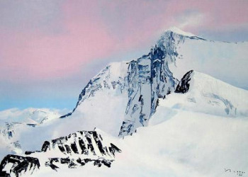 Named contemporary work « Himalayas 1 », Made by GRACHOV VALERIY