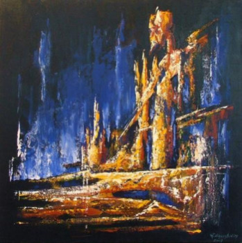 Named contemporary work « Le réveil de Don Quichotte », Made by RENé VINCENT-VIRY