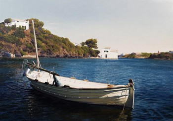 Named contemporary work « port de Maó », Made by JOSE CARLOS ORTIZ