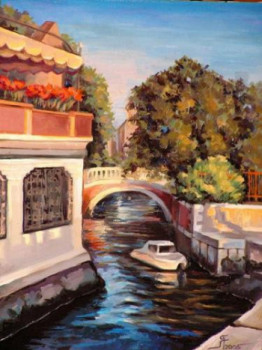 Named contemporary work « Venetian bridge », Made by OXANA