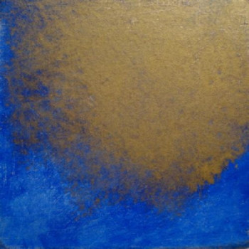 Named contemporary work « Blue Field 2 », Made by ER BR