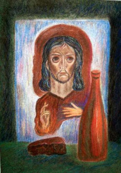 Named contemporary work « "Christ" », Made by LYPDART