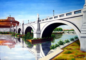 Named contemporary work « Ponte Sant Angelo 49-2005 », Made by GBELLUCCI