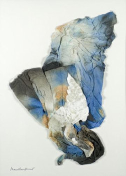 Named contemporary work « La Chute d'Icare », Made by MARIE-CLAIRE BUSSAT-ENEVOLDSEN