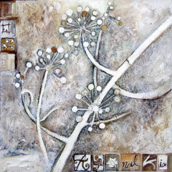 Named contemporary work « Fleur d'Aralia », Made by LéA TIRMANT