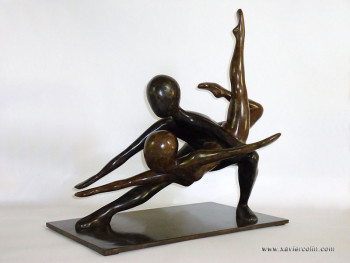 Named contemporary work « Figure Libre », Made by XAVIER COLIN