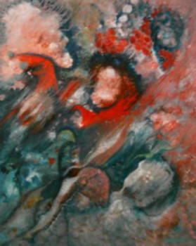 Named contemporary work « les vagues douces de la vie n°1 », Made by MINDSZENTI