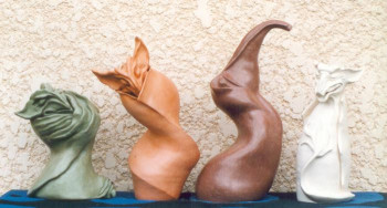 Named contemporary work « gargouilles », Made by CLAUDE BOUTIN GENDREAU