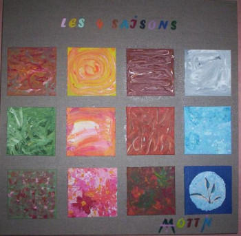 Named contemporary work « Les 4 saisons », Made by ARTHUR MOTTIN