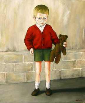 Named contemporary work « le petit garçon », Made by JEAN-FRANçOIS COSTE