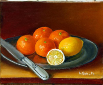 Contemporary work named « Les Clementines », Created by EDDA SCHUTZ