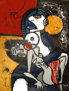 Named contemporary work « La Pieta », Made by PATRICE MURCIANO