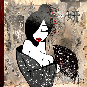 Named contemporary work « Tendre Geisha », Made by PATRICE MURCIANO